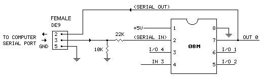08M picaxe programming circuit