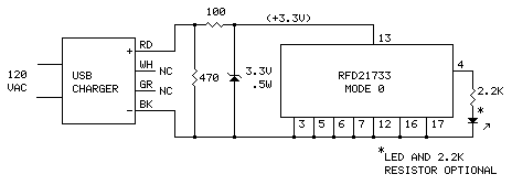 RFD21733 monitor transmitter schematic